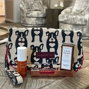 Sunday Riley C.E.O., Revolution Long Lastong Gloss & Bungalow 360 Wristlet